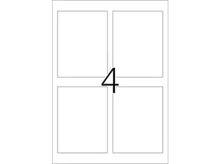 HERMA 8882 Inkjet Flesetiketten A4 90x120mm Glossy 40 stuks - 3