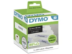 Etiket Dymo 99017 Labelprint Hangmapruiter 12x50mm S0722460