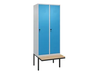 locker voor scheiding van kleding,HxBxD 2120x800x815mm,2vak - 1