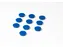 Memomagneten Smit Visual Rond 30mm Blauw 10 stuks