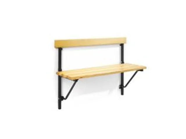 banc pliable,HxLxP 780x2000x380mm,barrettes en bois