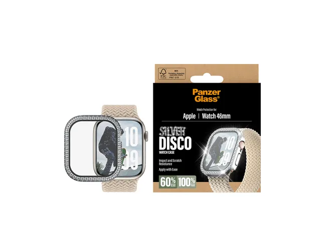 PanzerGlass Full body Case Disco Silver Series 11 | 10 | 46mm, Appl