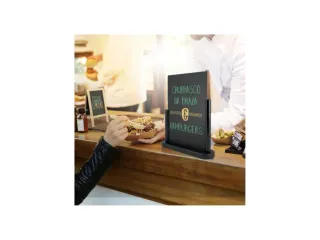 Krijtbord Securit Elegant 23x20x6cm zwart hout - 5