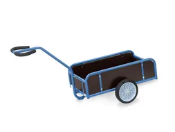 Handtrekwagen 4107V met 4 wanden 2 Wielen 795x445mm massief Rubber