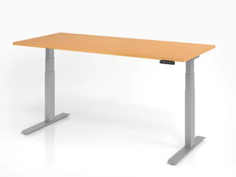 Elektrisch in hgte vst. zit-sta-bureau,HxBxD 640-1290x1800x800mm