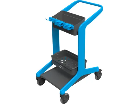 Vikan HyGo Mobile Cleaning Station Blauw