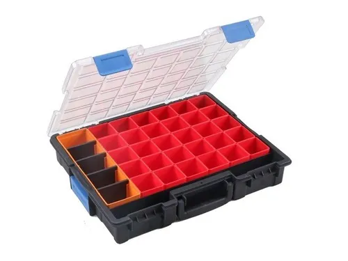 Assortimentskoffer,type 7,HxBxD 76x440x335mm,kunststof,koffer zwart