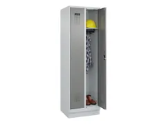 locker,HxBxD 1950x600x500mm,2vak,vak B 300mm,cil.-slot,sokkel