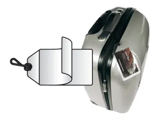 3L Bagage Label Zelf-laminerend 11120 72x123mm 10 Stuks - 2