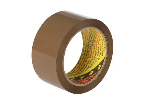 Verpakkingstape Scotch 371 50mmx66m bruin PP 6 rollen