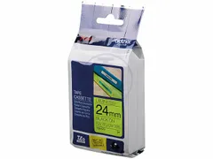 Lettertape Brother Tze-c51 24Mm Zwart op Geel fluor