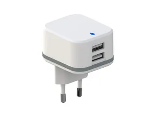 Compacte Lader Met 2 USB-Aansluitingen - 5 V - 4.8 A MAX. - 24 W MAX. - 1