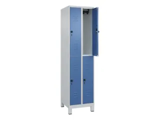 dubbeldekse locker,HxBxD 1950x500x500mm,2x2vak.,vak B 250mm - 2