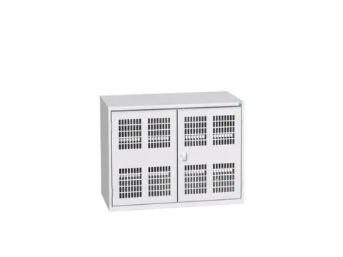 universele kast,HxBxD 800x1050x550mm,2xStalen bodem,draaigrendelslot