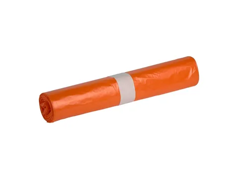 Afvalzak Propsac HDPE T25 70x110cm 120 Liter oranje