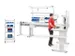 angle de liaison,90 °,lxP 800x800mm,p. table de travail