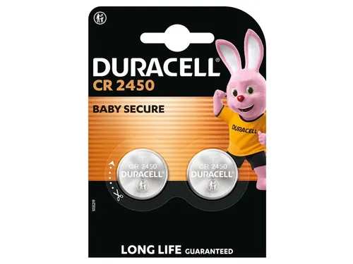 Batterij Duracell knoopcel 2x CR2450 lithium
