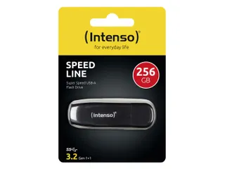 Intenso Usb Stick 3.0 256gb Zwart Speed - 1