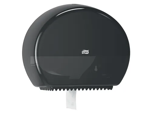 Tork 555008 T2 Mini Jumbo Toiletpapier Dispenser Elevation Zwart