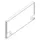 geluidabsorberende tafelscheidingswand,HxB 480x900mm,wand stof,crème