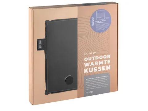 Warmtekussen Mood outdoor 40x40cm grijs
