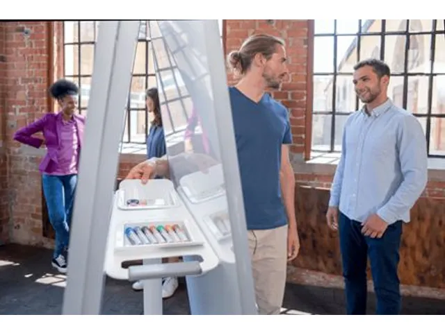 Nobo Move & Meet mobiel whiteboard mededelingenbord 180x90cm