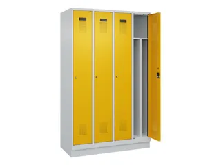 locker voor scheiding van kleding,HxBxD 1950x1200x500mm,4vak - 1
