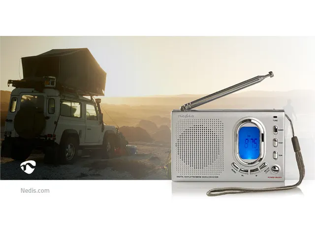 Wereldradio Nedis met wekker RDWR1000GY