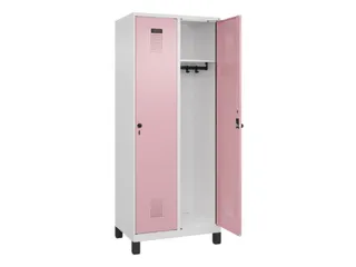 locker,HxBxD 1950x800x500mm,2vak,vak B 400mm,draaigrendel,voeten - 2