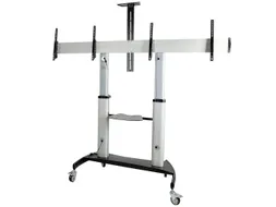 Dual TV Standaard op Wielen voor 37-60 Inch VESA TV's