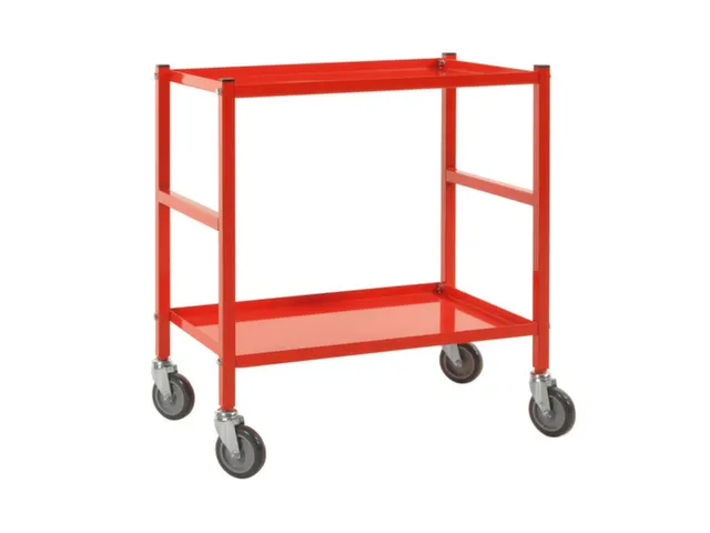 tafelwagen,draagverm. 150kg,2etage(s),laadvl. LxB 625x414mm