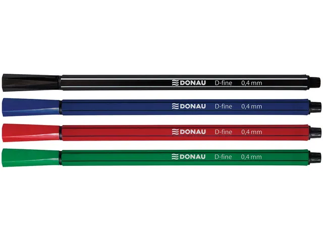 D-fine fineliner 0,4 mm 4 kleuren