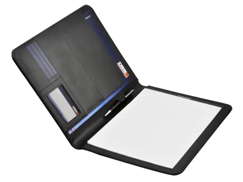 DESQ 3682 A4 Conferentiemap inclusief Schrijfblok Zwart