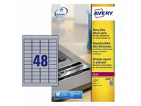 Avery Gekleurde etiketten