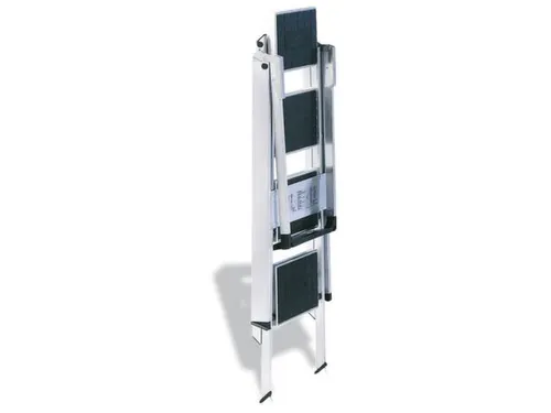 Veiligheids-vouwtrap Aluminium Platform 4treden H 920mm Rubberen Laag