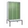 locker met bank,HxBxD 2120x1200x815mm,3vak,vak B 400mm,cil.-slot