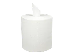 Handdoekrol Wit Midi Coreless cellulose 1-laags 19cmx300m 6 rollen
