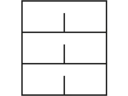 Hangmappenkast 1000x800x600mm 2 Frames Per Lade Antraciet 3 Laden
