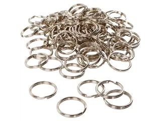 Sleutelring Creativ Company zilverkleurig 25mm 100 stuks - 4