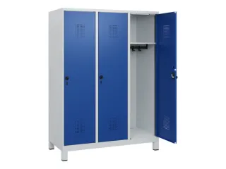 schoollocker,HxBxD 1630x1200x500mm,3vak,vak B 400mm,draaigrendel - 1