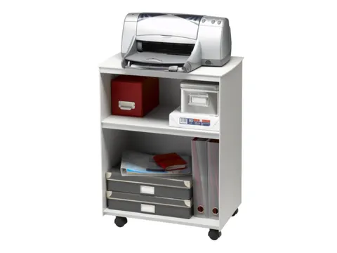 transportwagen,HxBxD 699x545x335mm,2vakken,romp grijs,front grijs