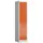 Dubbeldekse garderobekast 1800x415x500mm 2vak B400mm RAL7035 RAL3000