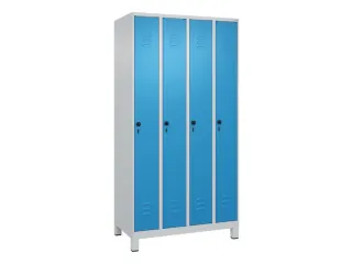 locker,HxBxD 1950x1000x500mm,4vak,vak B 250mm,draaigrendel,voeten - 1