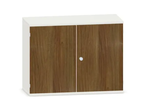 kantoorkast,HxBxD 770x1000x430mm,decor romp wit,decor front noten