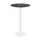 statafel,HxØ 1090x700mm,rond,schotelvoet wit,blad HPL Riverwashed Woo