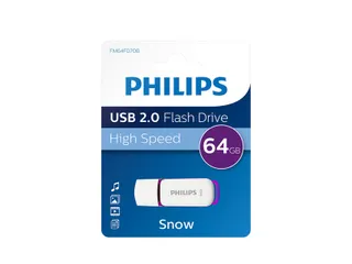 USB stick 2.0 Philips Snow USB-A 64GB paars - 2