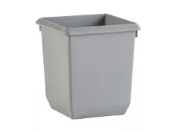 Vierkant Tapse Papierbak 21 Liter Grijs