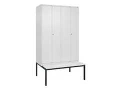 locker voor scheiding van kleding,HxBxD 2120x1200x815mm,4vak