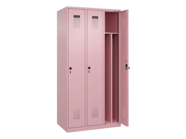 locker voor scheiding van kleding,HxBxD 1850x900x500mm,3vak