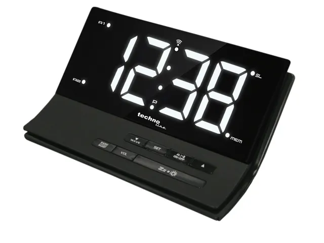 Wekkerradio Technoline WT 482 174x76x102mm zwart LED wit